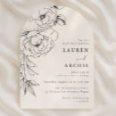 Search for black and white floral wedding invitations Vintage