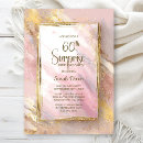Search for pink and gold 60th birthday invitations Watercolor