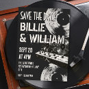 Search for music wedding save the dates Retro