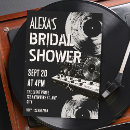 Search for skull bridal shower invitations Black