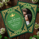 Search for shamrock save the dates Claddagh