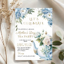 Search for elegant vintage high tea invitations Time for tea