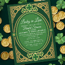 Search for lucky in love bridal shower invitations Elegant