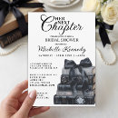 Search for gothic bridal shower invitations Black and white