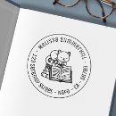 Search for cat books rubber stamps Kitty