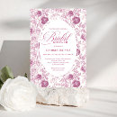 Search for white rose bridal shower invitations For her