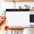Search for black white note cards Minimalist
