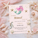 Search for mermaid pool party invitations Ocean animals