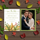 Search for autumn wedding save the dates Foliage