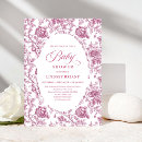 Search for fuchsia baby shower invitations Mother to be