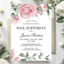 Search for 80th invitations Beautiful stylish chic