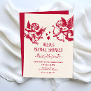 Search for love cupid invitations Vintage