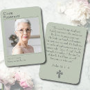 Search for funeral prayer cards Memorial service