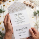 Search for white gold baby shower invitations Cute