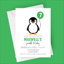 Search for girl penguin invitations Green
