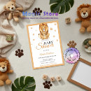 Search for animal print baby shower invitations Whimsical