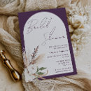 Search for plum bridal shower invitations Modern