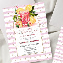 Search for lemonade baby shower invitations Pink