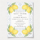 Search for mediterranean bridal shower invitations Summer