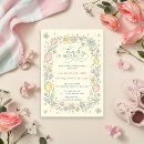 Search for yellow baby girl shower invitations Baby in bloom