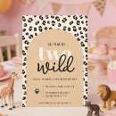 Search for safari animals 2nd birthday invitations Second