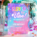 Search for eleventh birthday invitations Eleven is a vibe