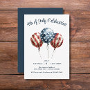 Search for 4th july save the dates Red white blue