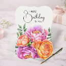 Search for pink peony birthday cards Botanical