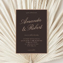 Search for romantic classic calligraphy elegant wedding invitations Minimalist