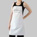 Search for clean aprons Typography