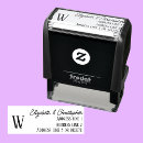 Search for classic monogram return address rubber stamps Chic