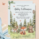 Search for woodland animal baby shower invitations For kids