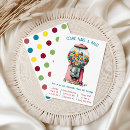 Search for gumball machine birthday invitations Red