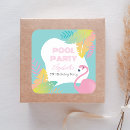 Search for flamingo birthday stickers Pool birthday party
