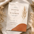 Search for earth tone wedding invitations Desert