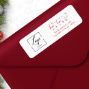 Search for ho ho ho return address labels Xmas
