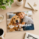Search for golden retriever calendars Dog