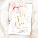 Search for just invitations Pink bow