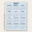 Search for simple modern calendars 2027