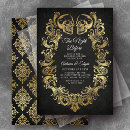 Search for halloween rehearsal dinner invitations Dark dramatic moody