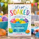 Search for water balloon birthday invitations Water fight party