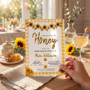 Search for honey bee bridal shower invitations Yellow gingham