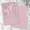 Search for wife birthday invitations Script calligraphy typography
