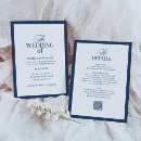 Search for formal navy blue wedding invitations Calligraphy