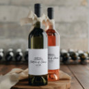 Search for pairs well with wine labels Black and white