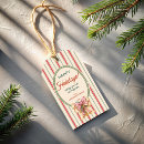 Search for vintage christmas gift tags Red
