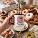 Search for funny doughnut mugs Pink