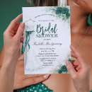 Search for emerald green bridal shower invitations Stylish