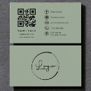 Search for customizeable business cards Qr code
