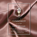 Search for catholic first communion invitations Boy
